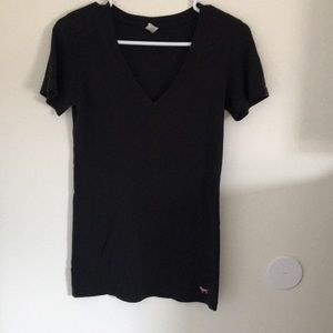 VS PINK black tee
